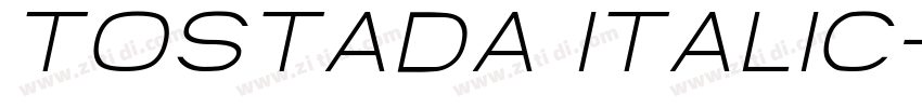 tostada italic字体转换